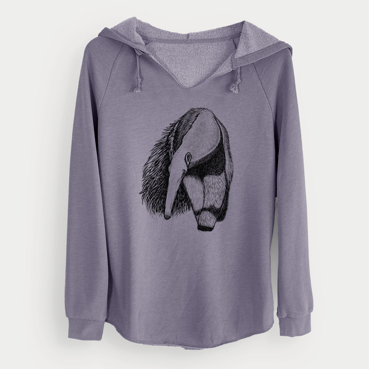 Giant Anteater - Myrmecophaga tridactyla - Cali Wave Hooded Sweatshirt