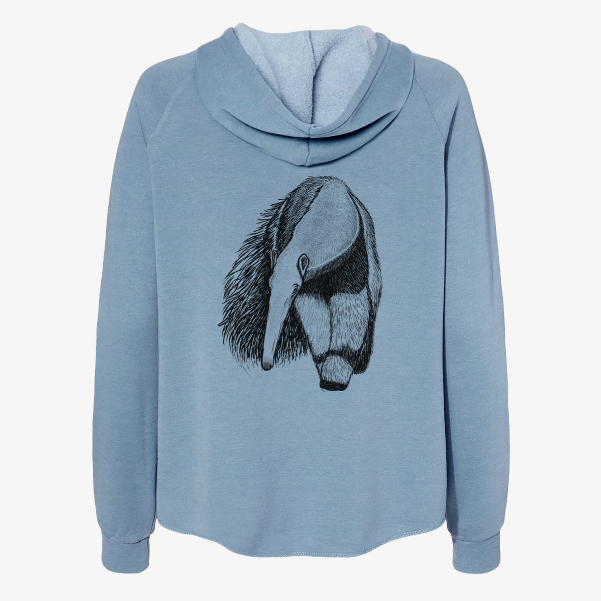 Giant Anteater - Myrmecophaga tridactyla - Women's Cali Wave Zip-Up Sweatshirt