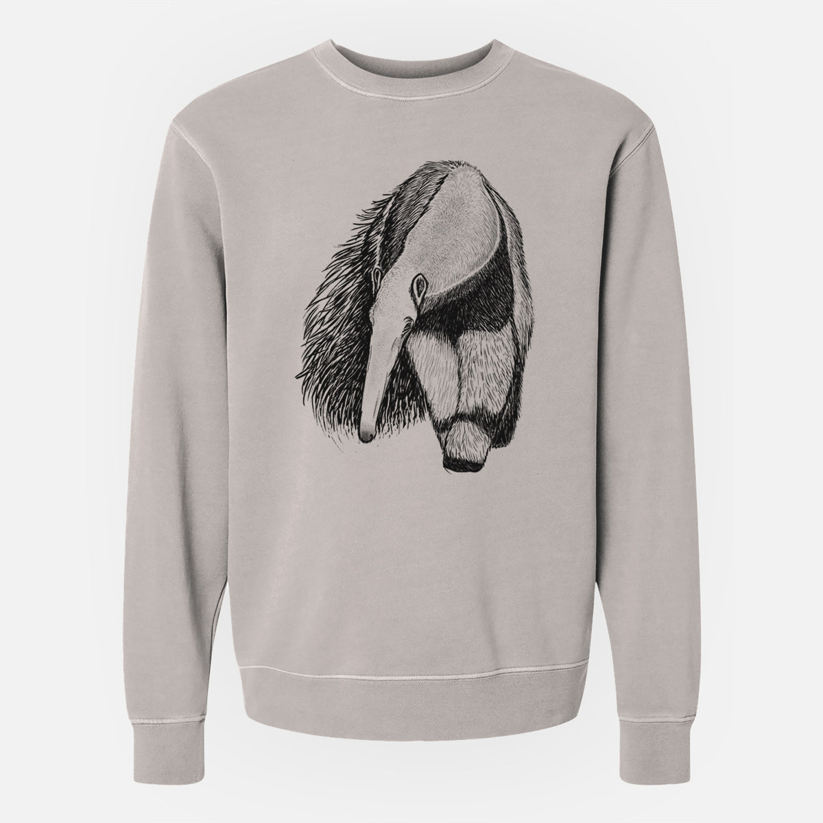 Giant Anteater - Myrmecophaga tridactyla - Unisex Pigment Dyed Crew Sweatshirt