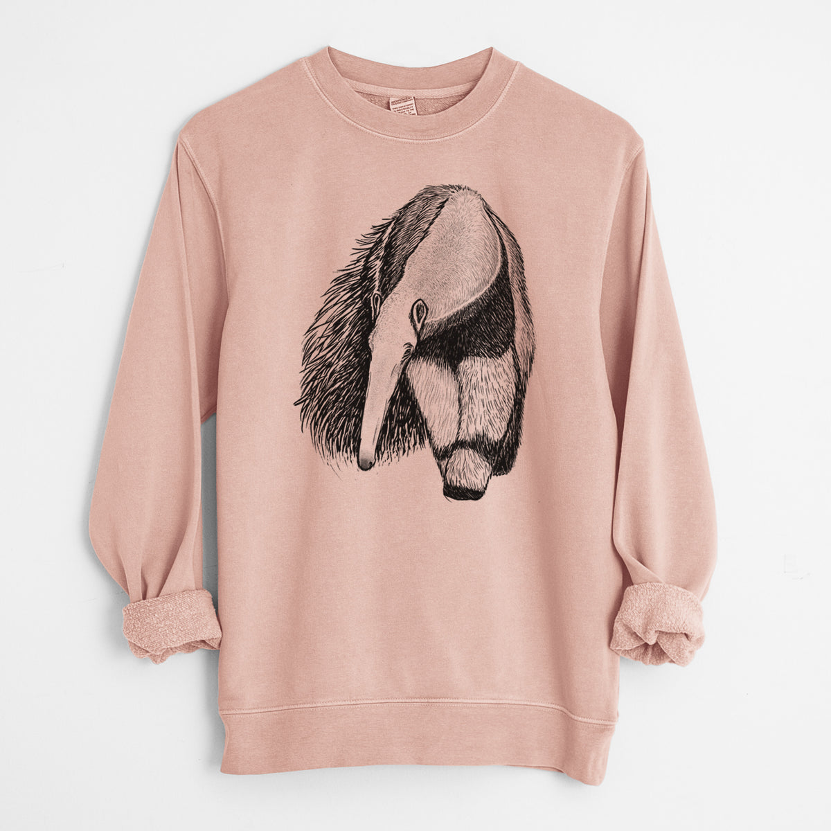 Giant Anteater - Myrmecophaga tridactyla - Unisex Pigment Dyed Crew Sweatshirt