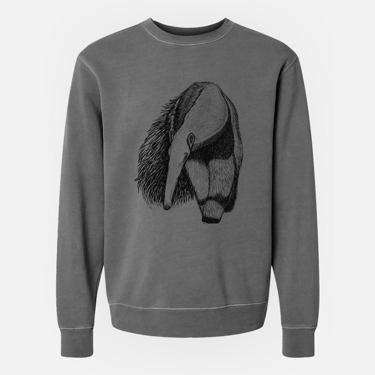 Giant Anteater - Myrmecophaga tridactyla - Unisex Pigment Dyed Crew Sweatshirt