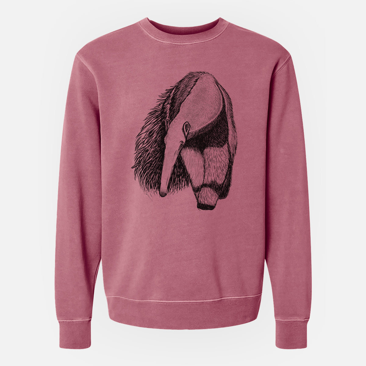 Giant Anteater - Myrmecophaga tridactyla - Unisex Pigment Dyed Crew Sweatshirt