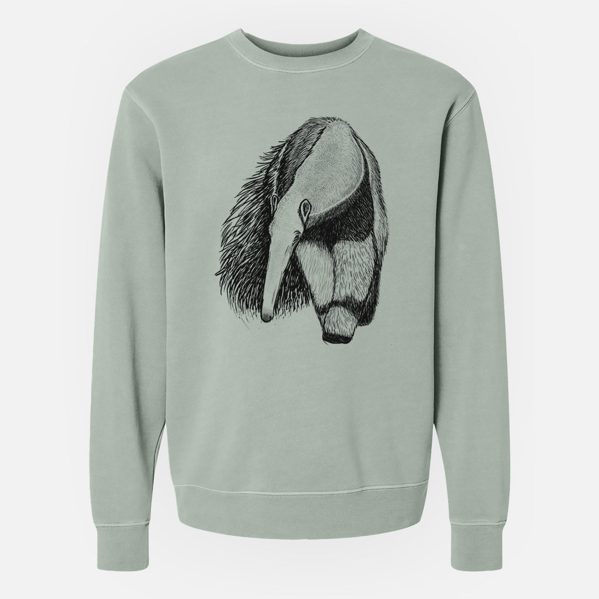 Giant Anteater - Myrmecophaga tridactyla - Unisex Pigment Dyed Crew Sweatshirt