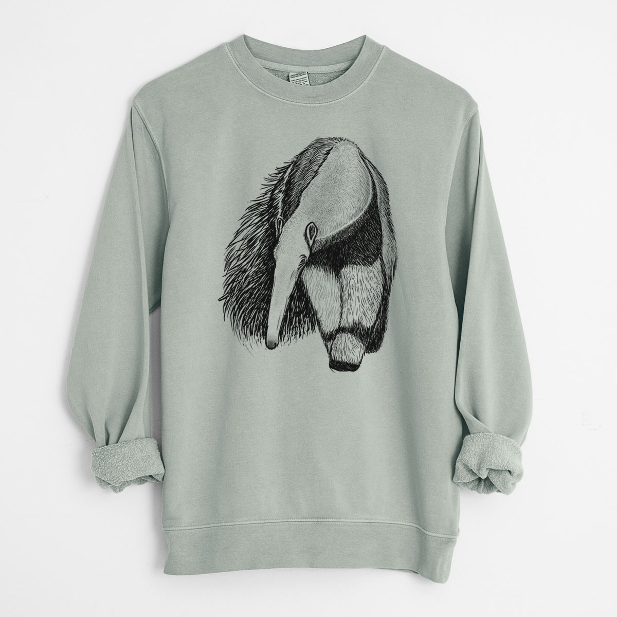 Giant Anteater - Myrmecophaga tridactyla - Unisex Pigment Dyed Crew Sweatshirt