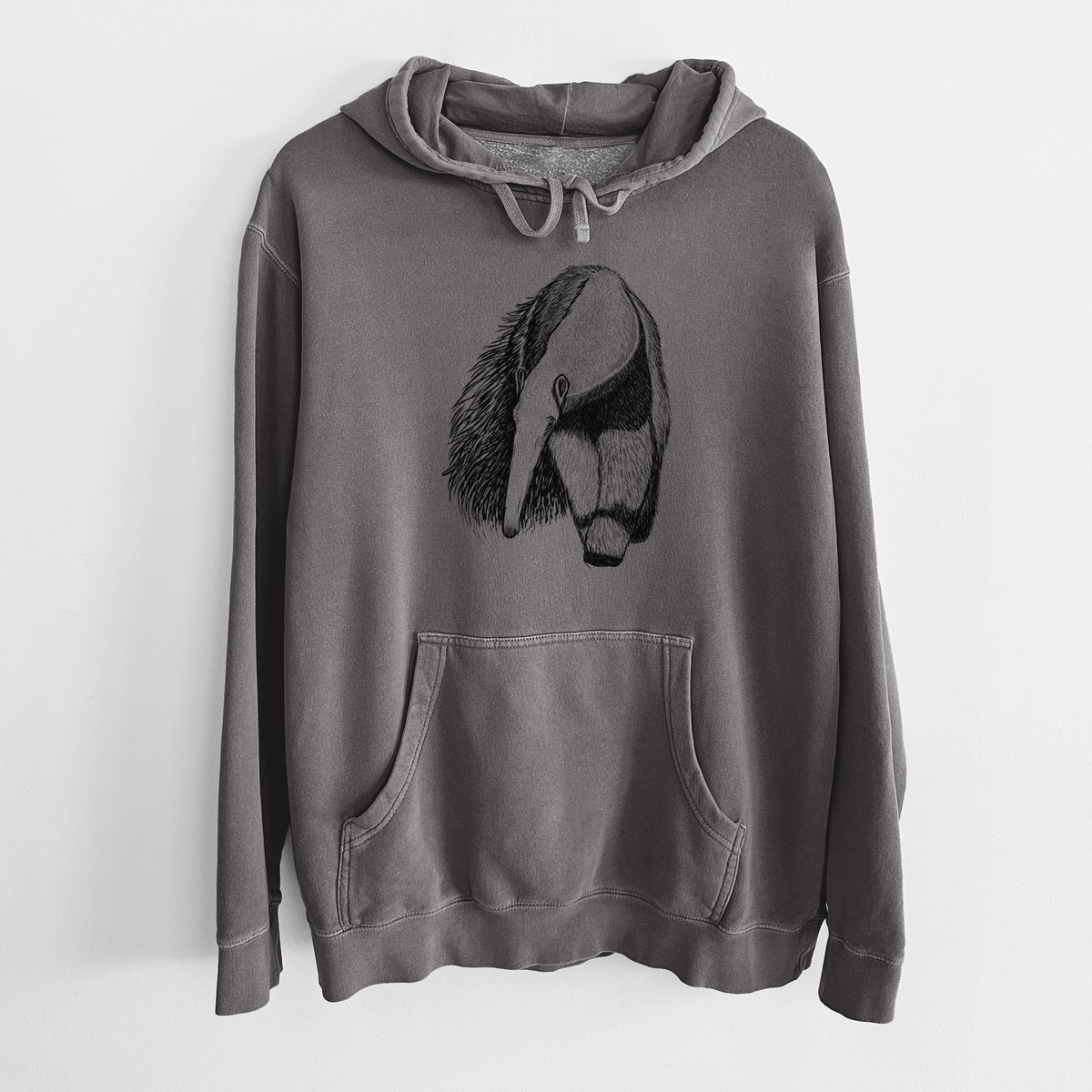 Giant Anteater - Myrmecophaga tridactyla - Unisex Pigment Dyed Hoodie