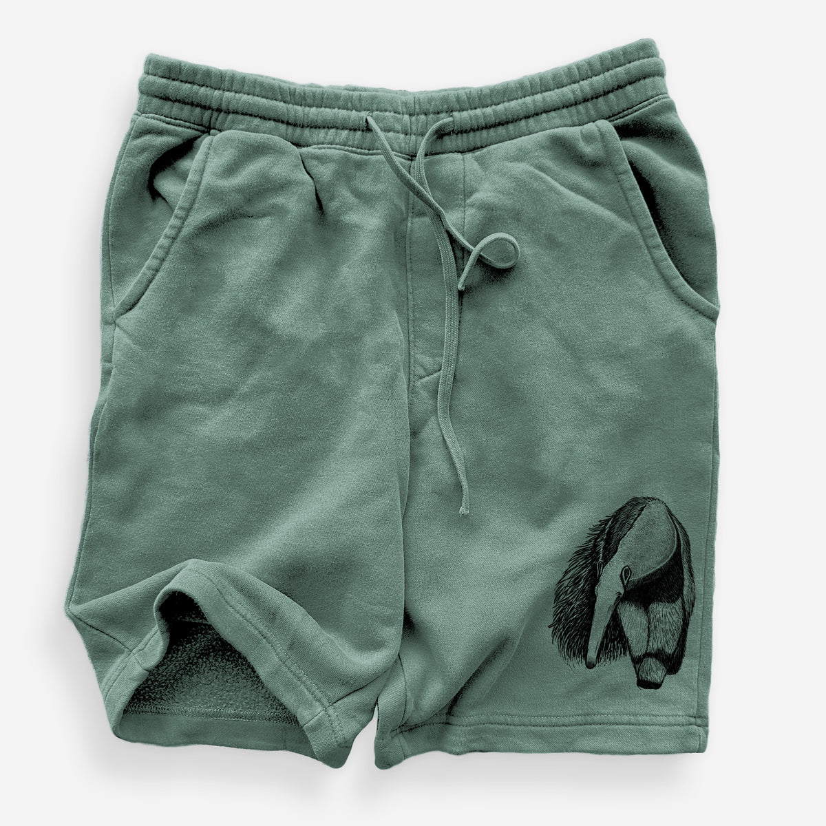 Giant Anteater - Myrmecophaga tridactyla - Unisex Pigment Dyed Shorts