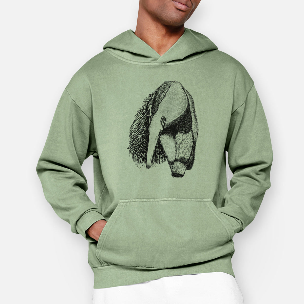 Giant Anteater - Myrmecophaga tridactyla  - Urban Heavyweight Hoodie