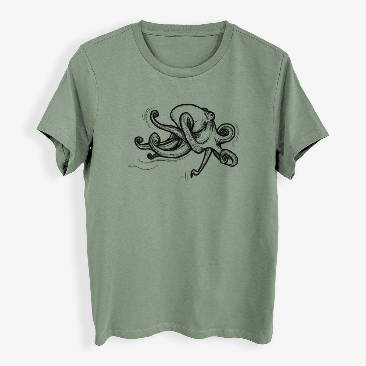 Giant Pacific Octopus - Womens Everyday Maple Tee