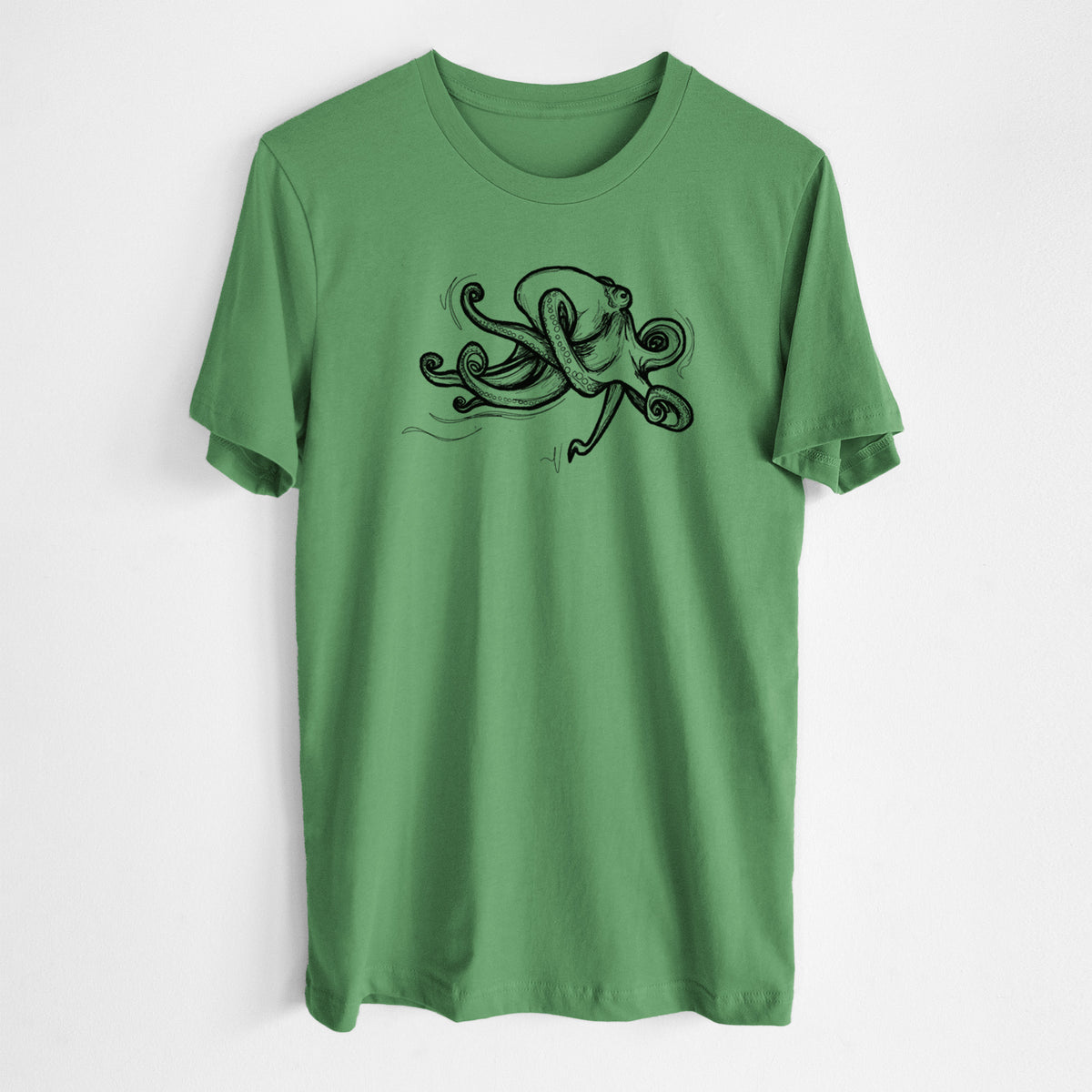 Giant Pacific Octopus - Lightweight 100% Cotton Unisex Crewneck
