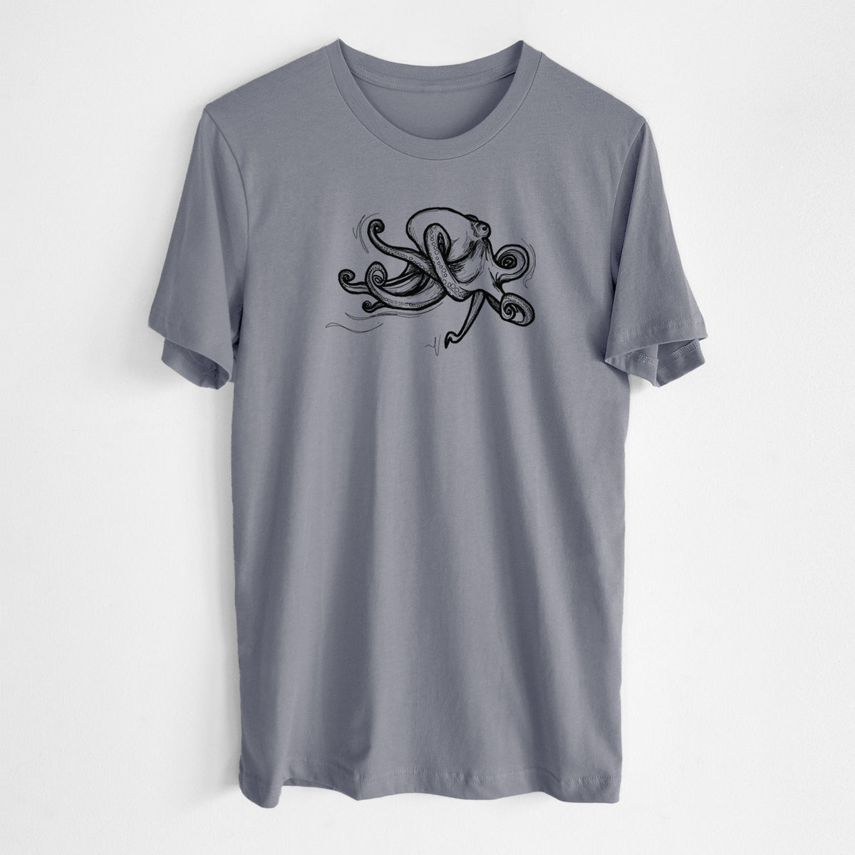 Giant Pacific Octopus - Lightweight 100% Cotton Unisex Crewneck
