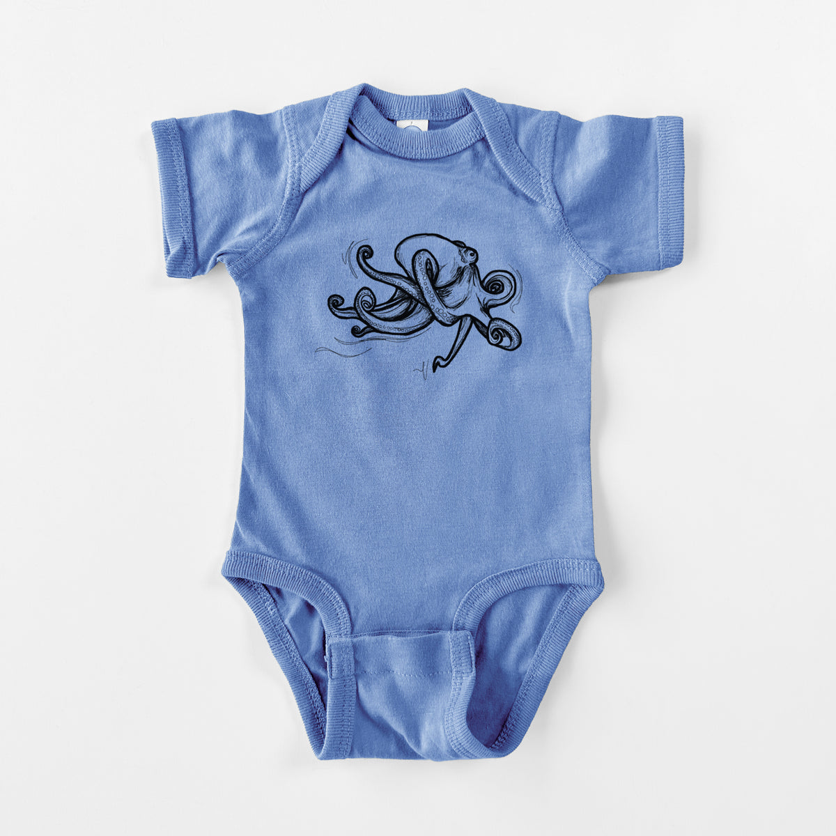 Giant Pacific Octopus - Baby Fine Jersey Bodysuit