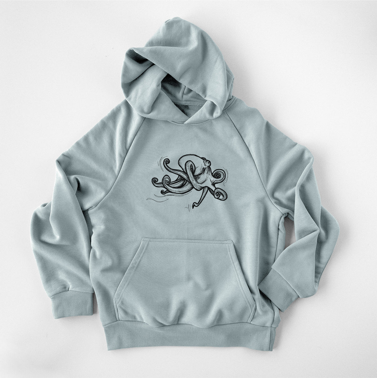 Giant Pacific Octopus - UltraLuxe Heavyweight French Terry Hoodie