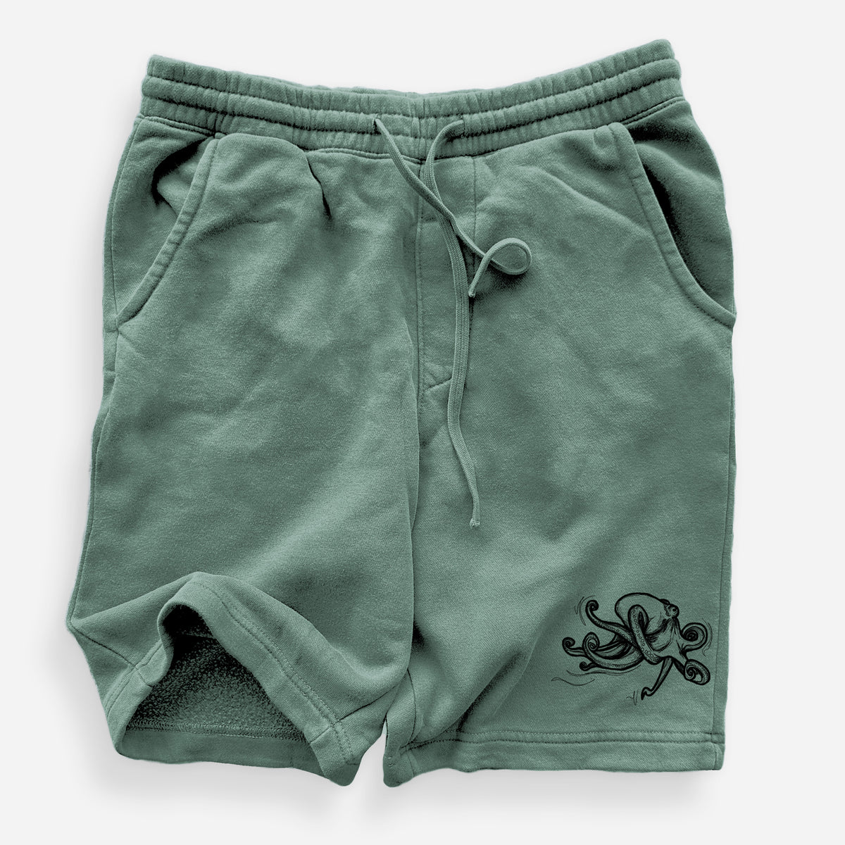 Giant Pacific Octopus - Unisex Pigment Dyed Shorts