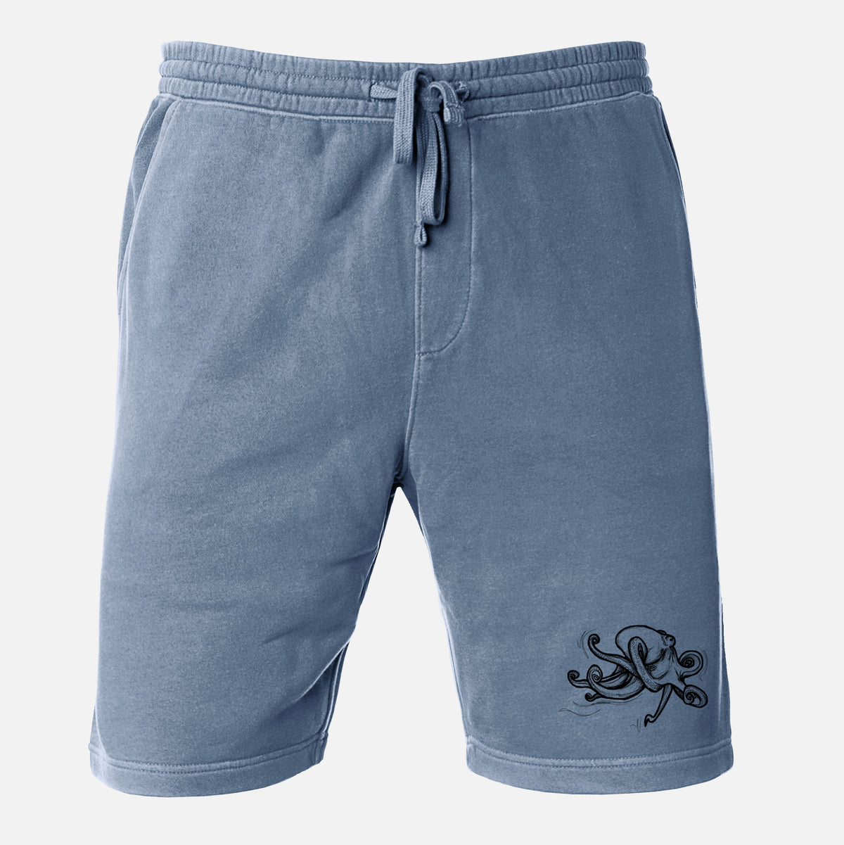 Giant Pacific Octopus - Unisex Pigment Dyed Shorts