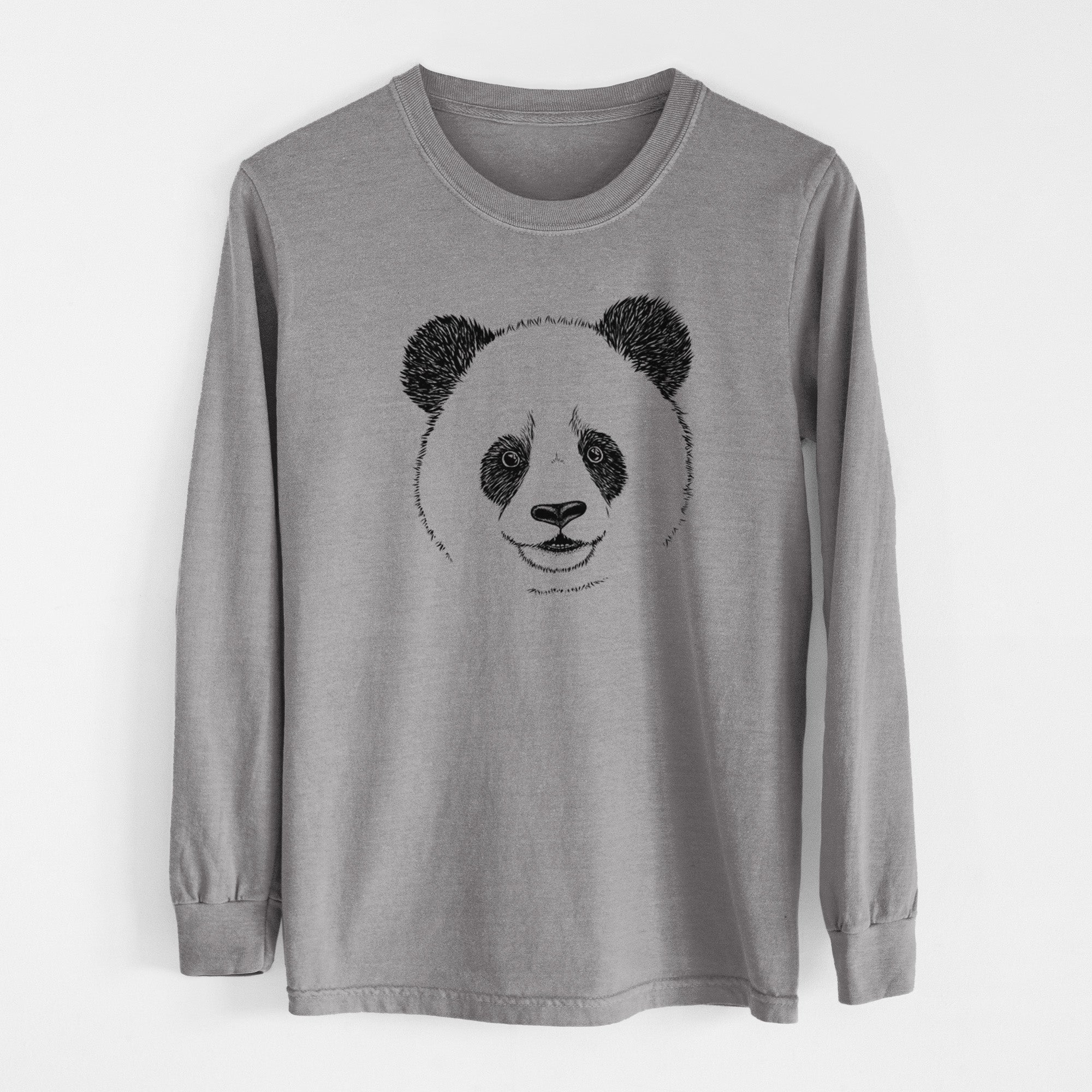 Giant Panda - Unisex Comfort Colors 100% Cotton Long Sleeve