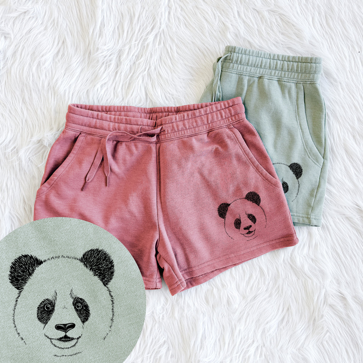 Giant Panda - Women&#39;s Cali Wave Shorts