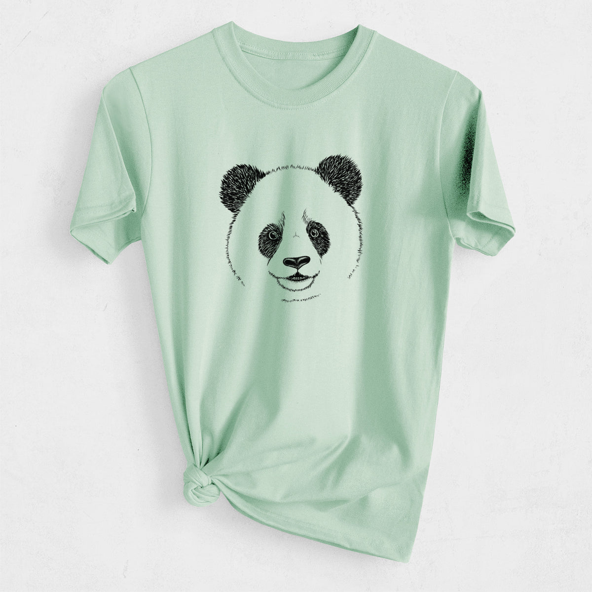 Giant Panda - Heavyweight Men&#39;s 100% Organic Cotton Tee