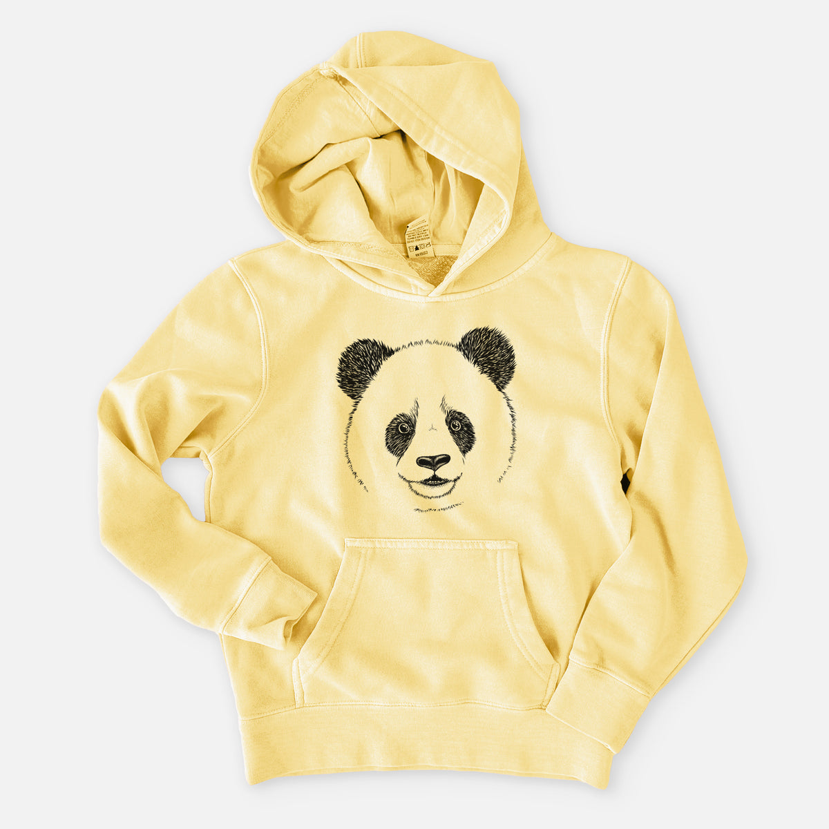 Giant Panda - Youth Pigment Dyed Hoodie