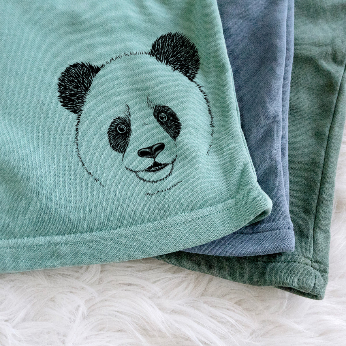 Giant Panda - Unisex Pigment Dyed Shorts