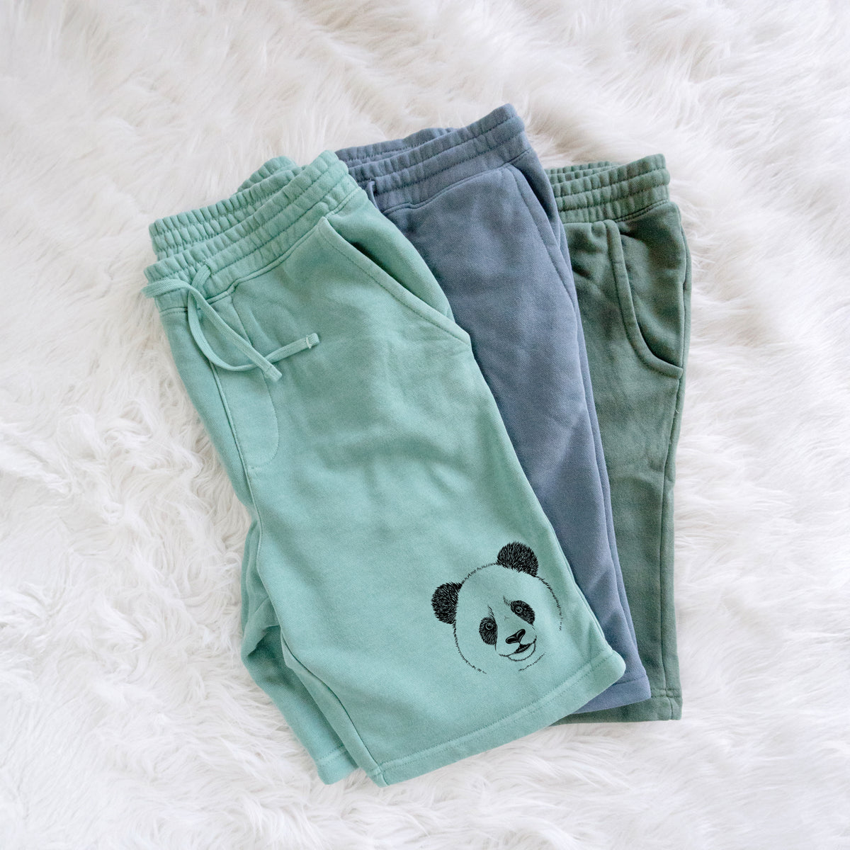 Giant Panda - Unisex Pigment Dyed Shorts