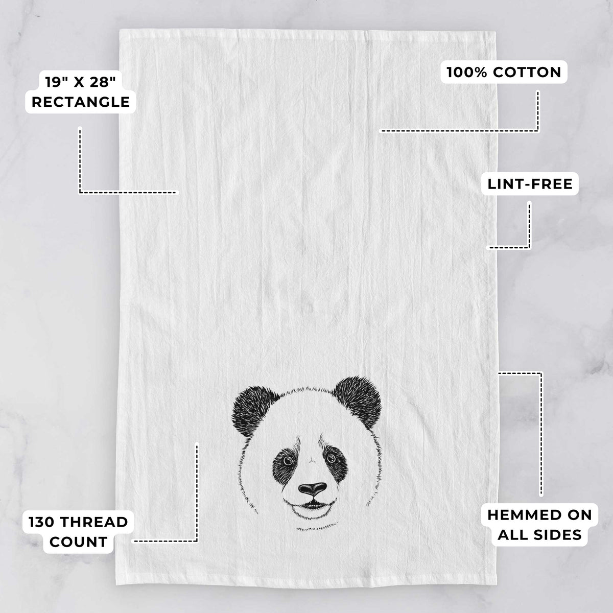 Giant Panda Tea Towel