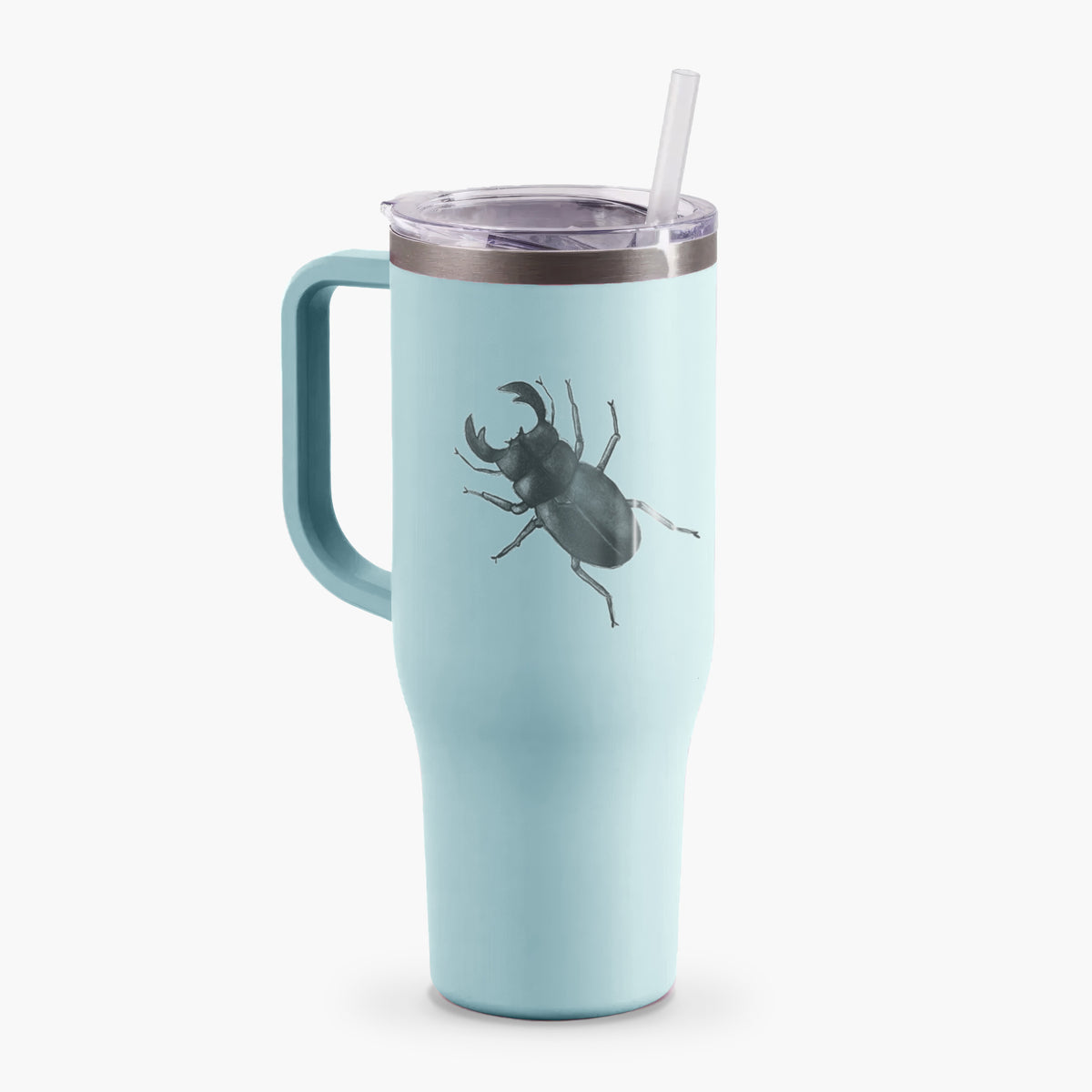 Dorcus titanus - Giant Stag Beetle - 40oz Tumbler with Handle