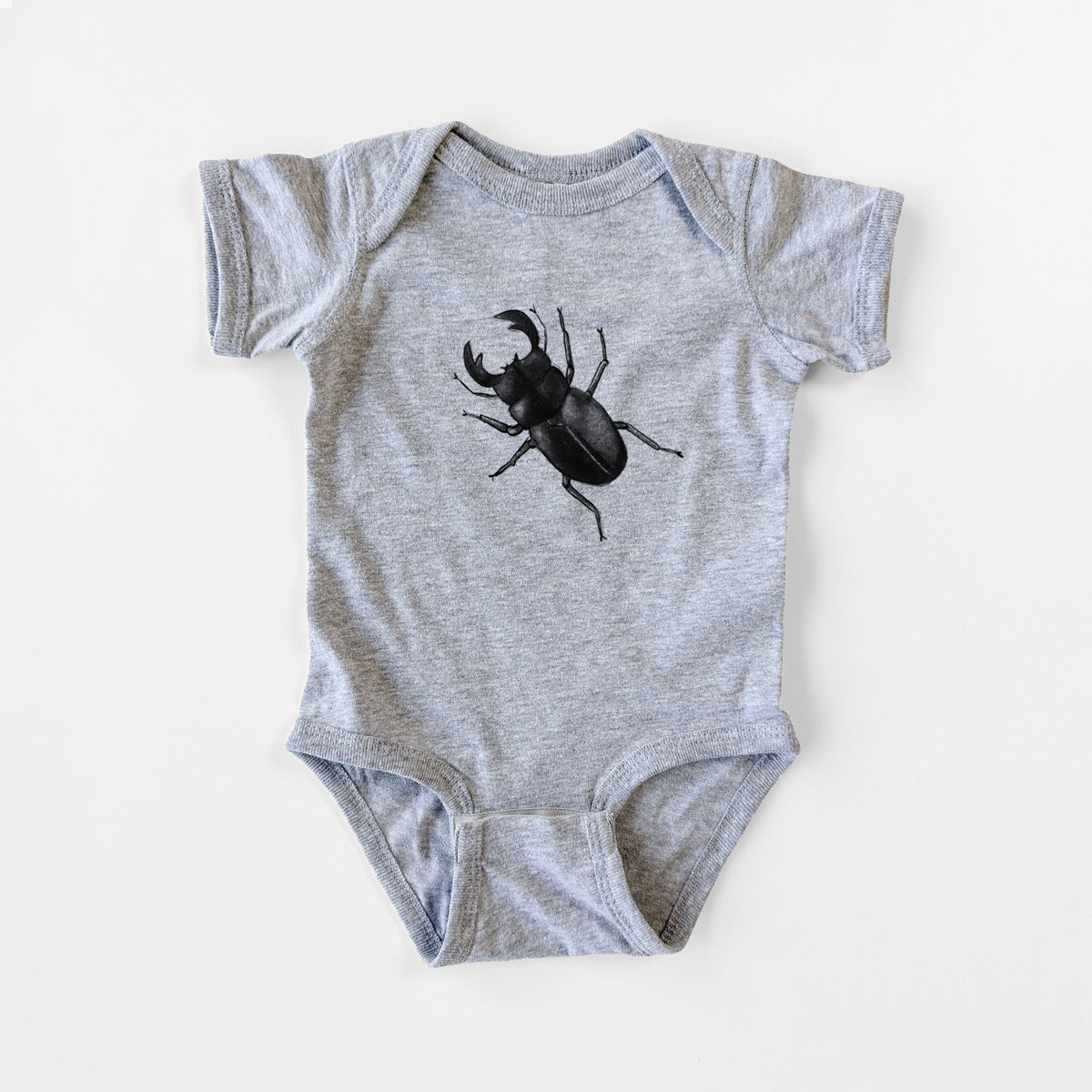 Dorcus titanus - Giant Stag Beetle - Baby Fine Jersey Bodysuit