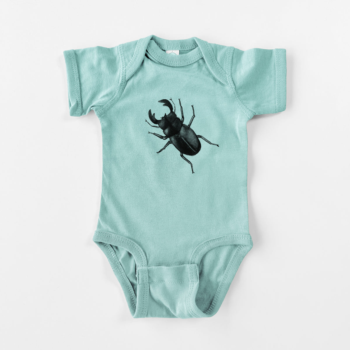 Dorcus titanus - Giant Stag Beetle - Baby Fine Jersey Bodysuit