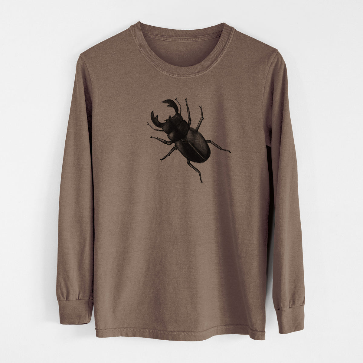 Dorcus titanus - Giant Stag Beetle - Unisex Comfort Colors 100% Cotton Long Sleeve