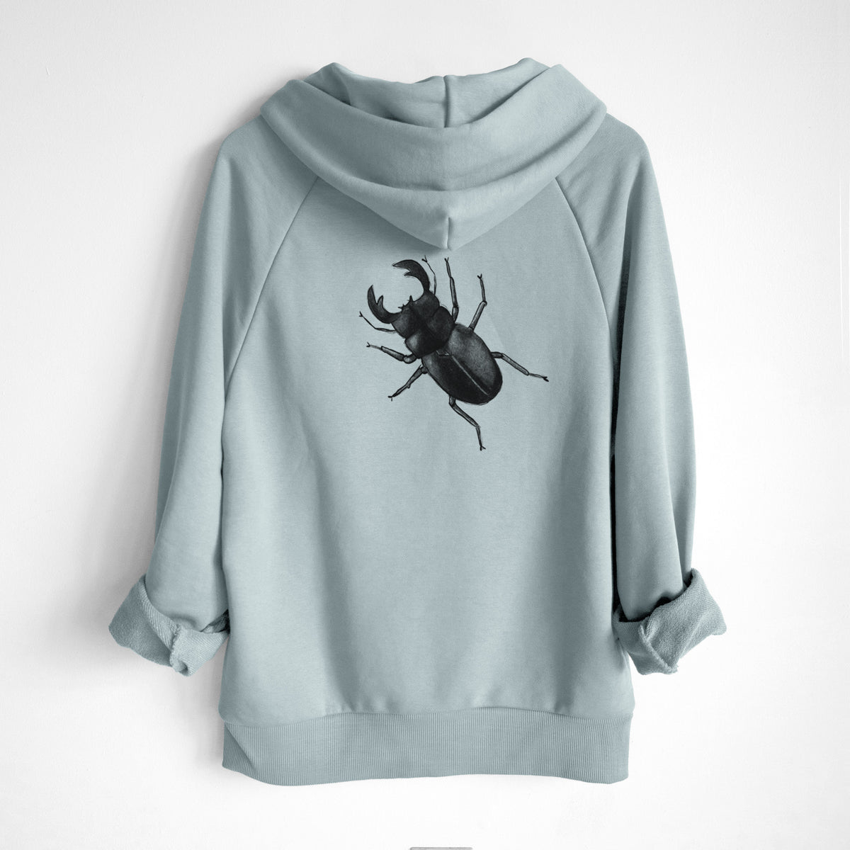 Dorcus titanus - Giant Stag Beetle - UltraLuxe Heavyweight French Terry Hoodie