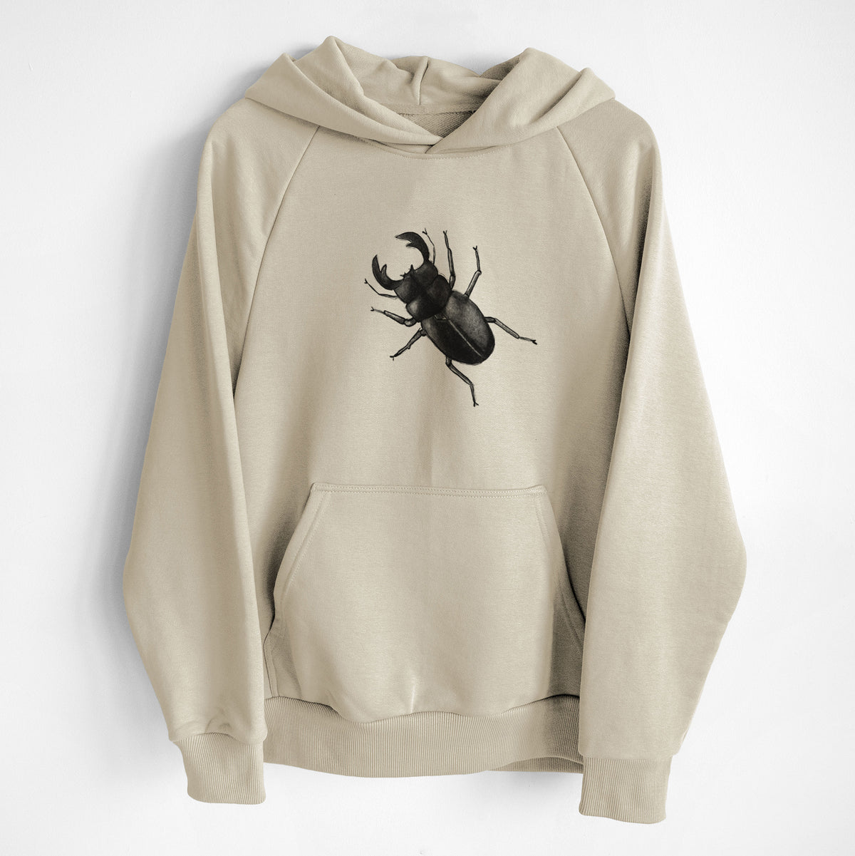 Dorcus titanus - Giant Stag Beetle - UltraLuxe Heavyweight French Terry Hoodie