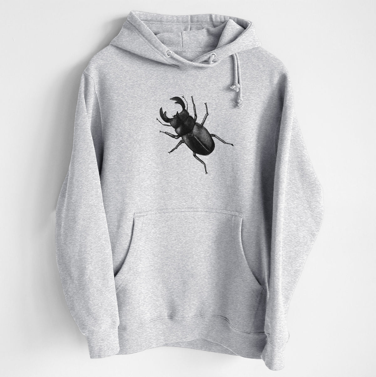 Dorcus titanus - Giant Stag Beetle - Heavyweight Fleece Hoodie