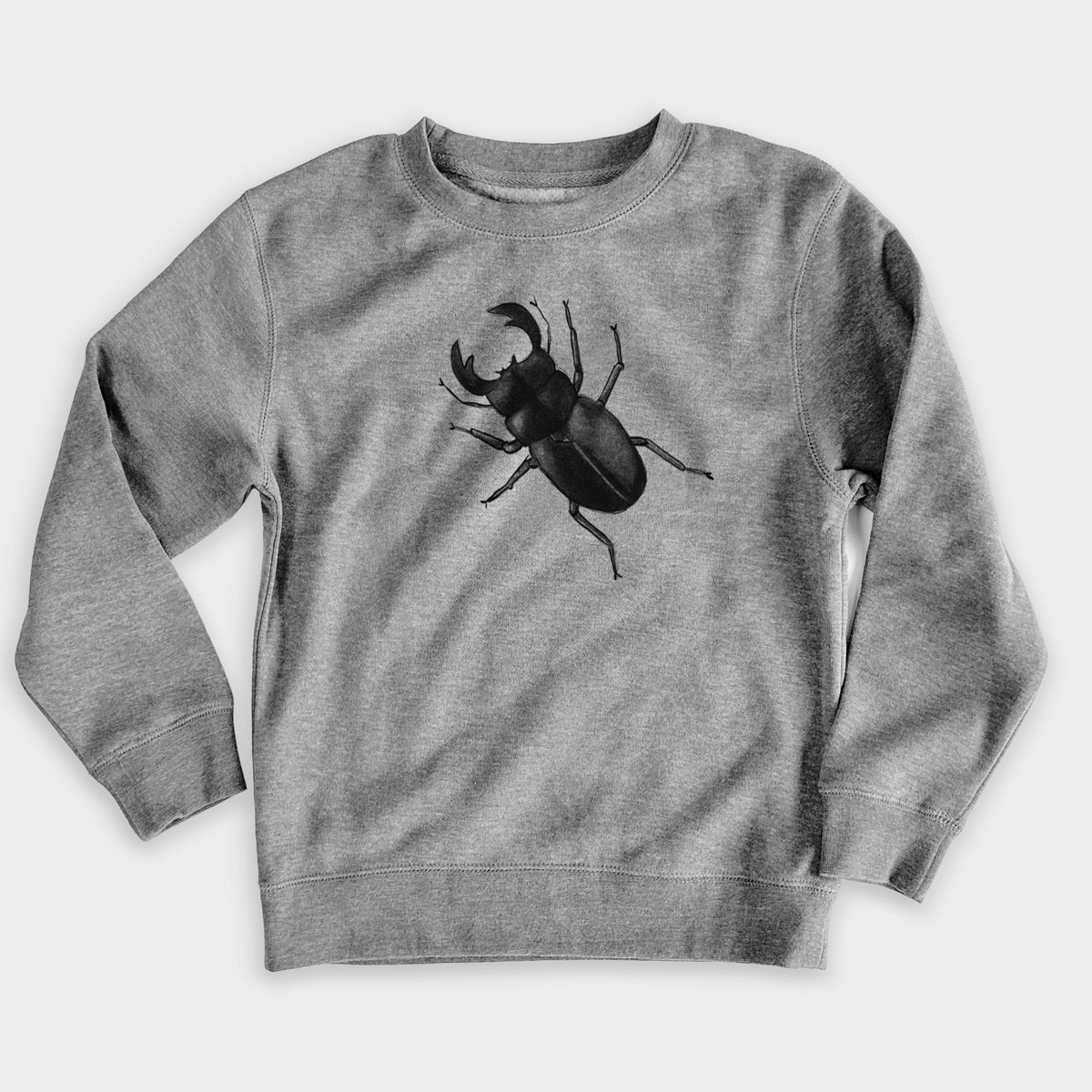 Dorcus titanus - Giant Stag Beetle - Youth Lightweight Crewneck Sweatshirt