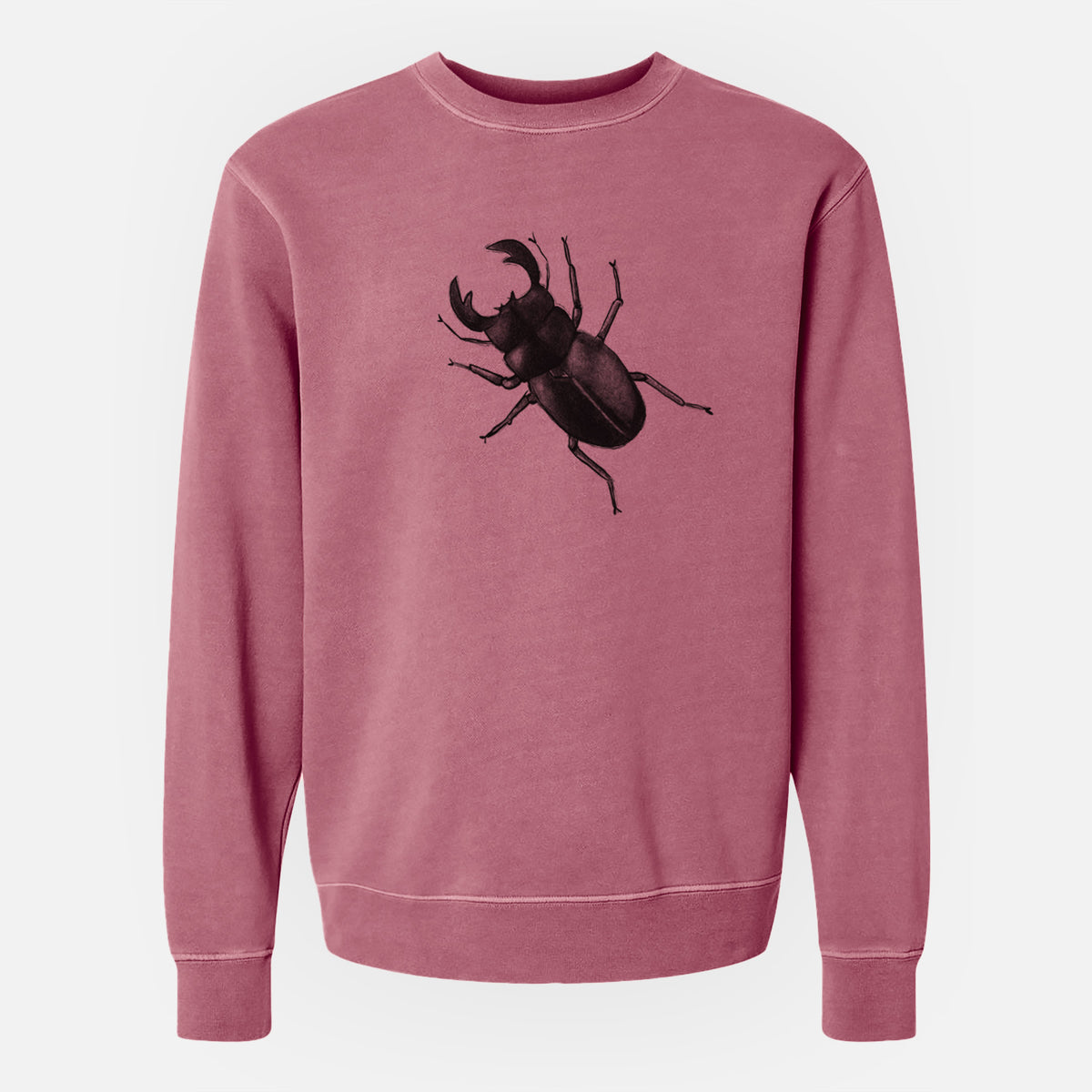 Dorcus titanus - Giant Stag Beetle - Unisex Pigment Dyed Crew Sweatshirt