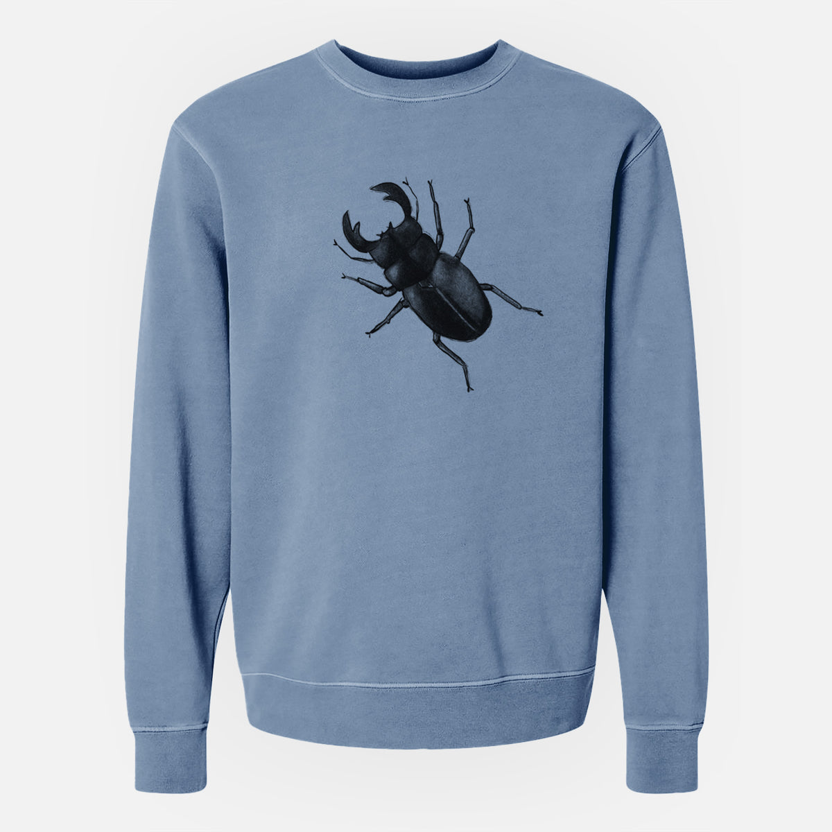 Dorcus titanus - Giant Stag Beetle - Unisex Pigment Dyed Crew Sweatshirt