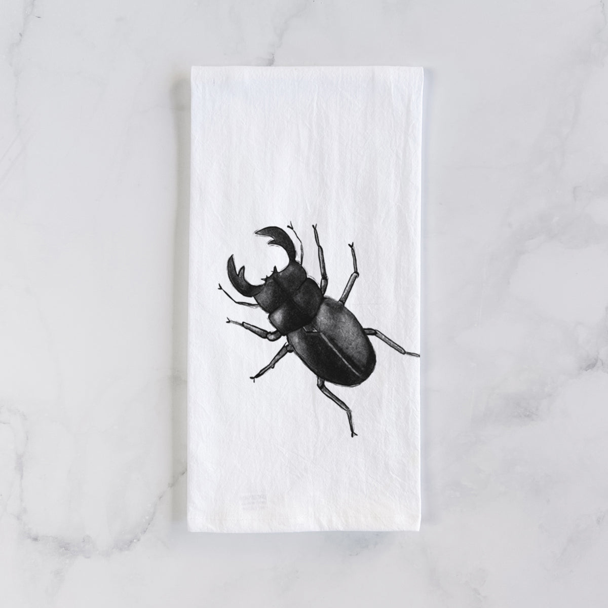 Dorcus titanus - Giant Stag Beetle Tea Towel