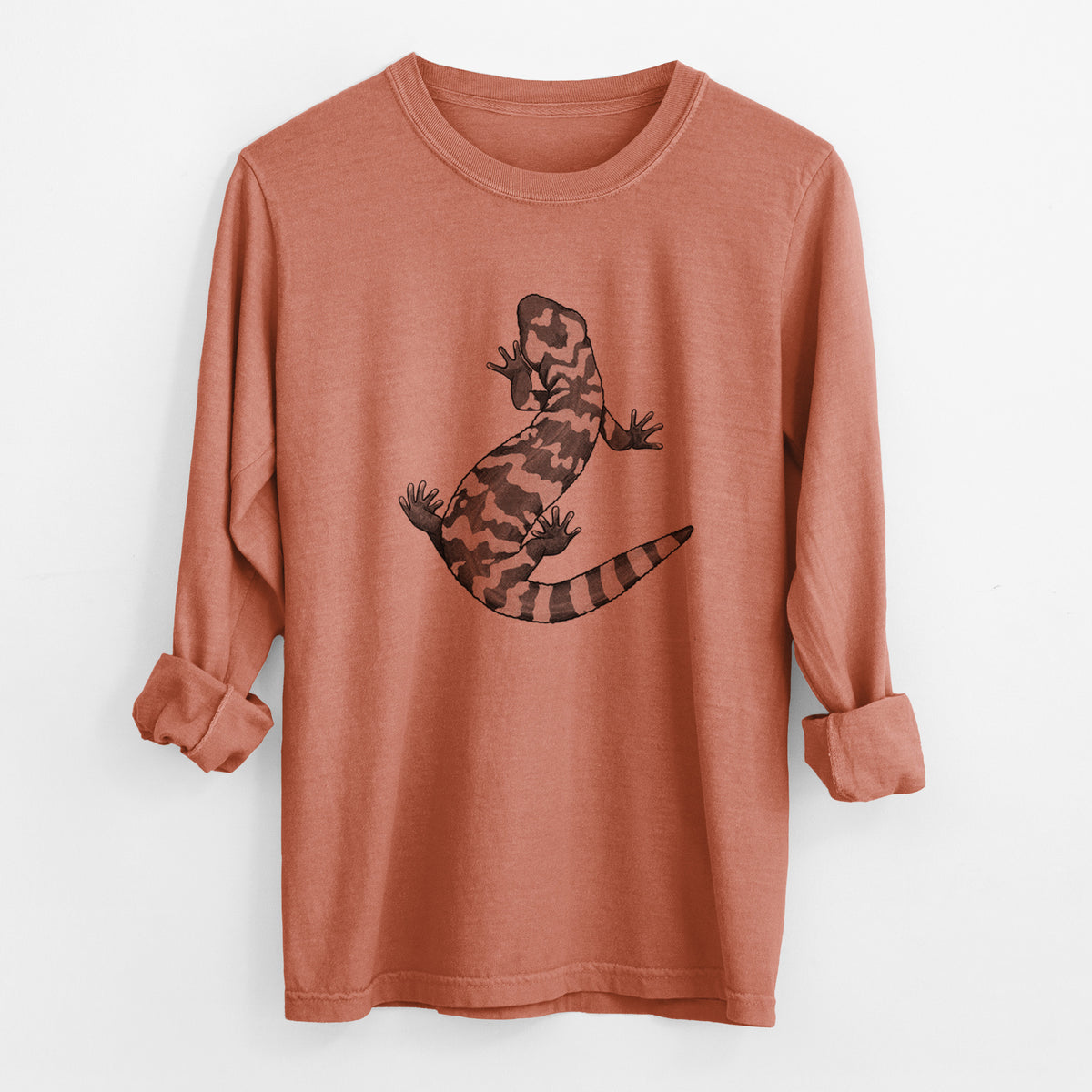 Gila Monster - Heloderma suspectum - Unisex Comfort Colors 100% Cotton Long Sleeve