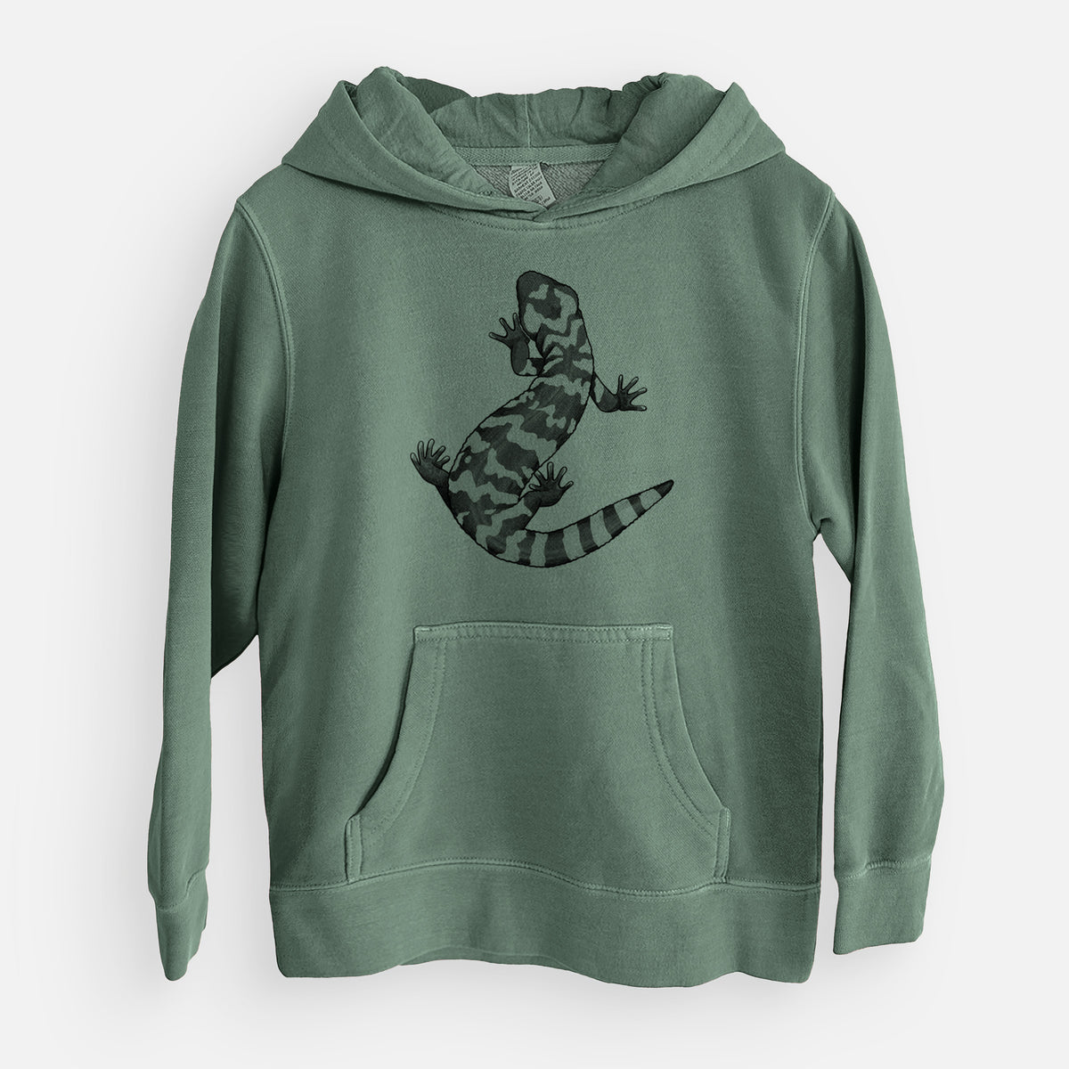 Gila Monster - Heloderma suspectum - Youth Pigment Dyed Hoodie