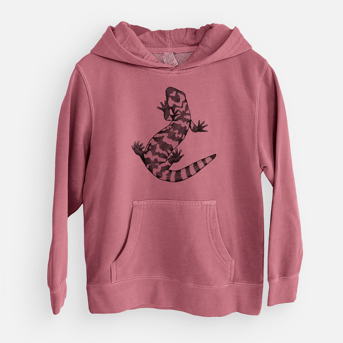 Gila Monster - Heloderma suspectum - Youth Pigment Dyed Hoodie