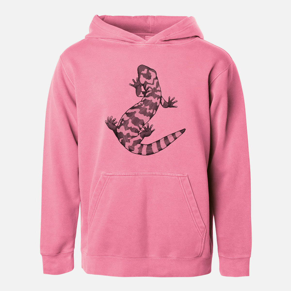 Gila Monster - Heloderma suspectum - Youth Pigment Dyed Hoodie