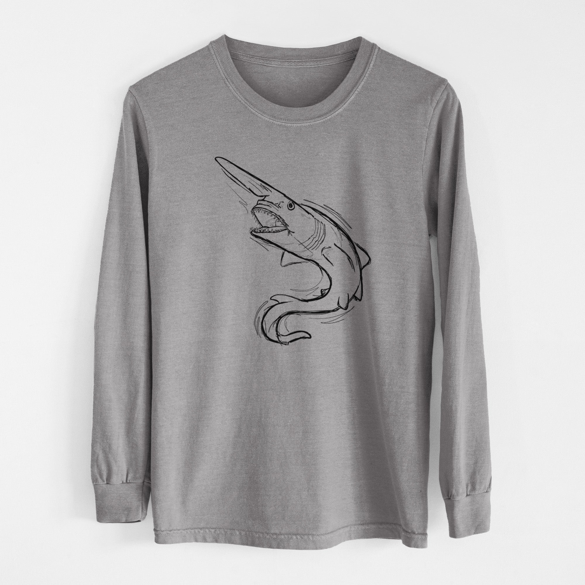 Goblin Shark - Men's Heavyweight 100% Cotton Long Sleeve