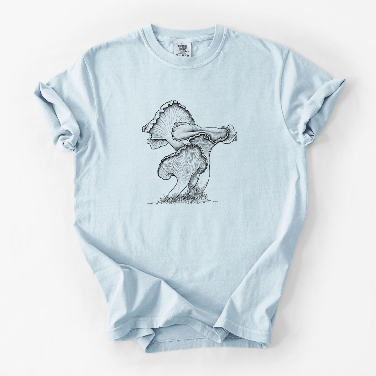Pacific Golden Chanterelle - Cantharellus formosus - Unisex Comfort Colors Garment-Dyed Heavyweight T-shirt