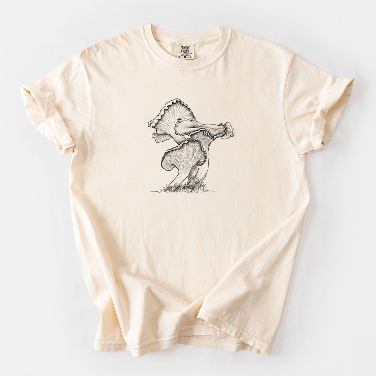 Pacific Golden Chanterelle - Cantharellus formosus - Unisex Comfort Colors Garment-Dyed Heavyweight T-shirt