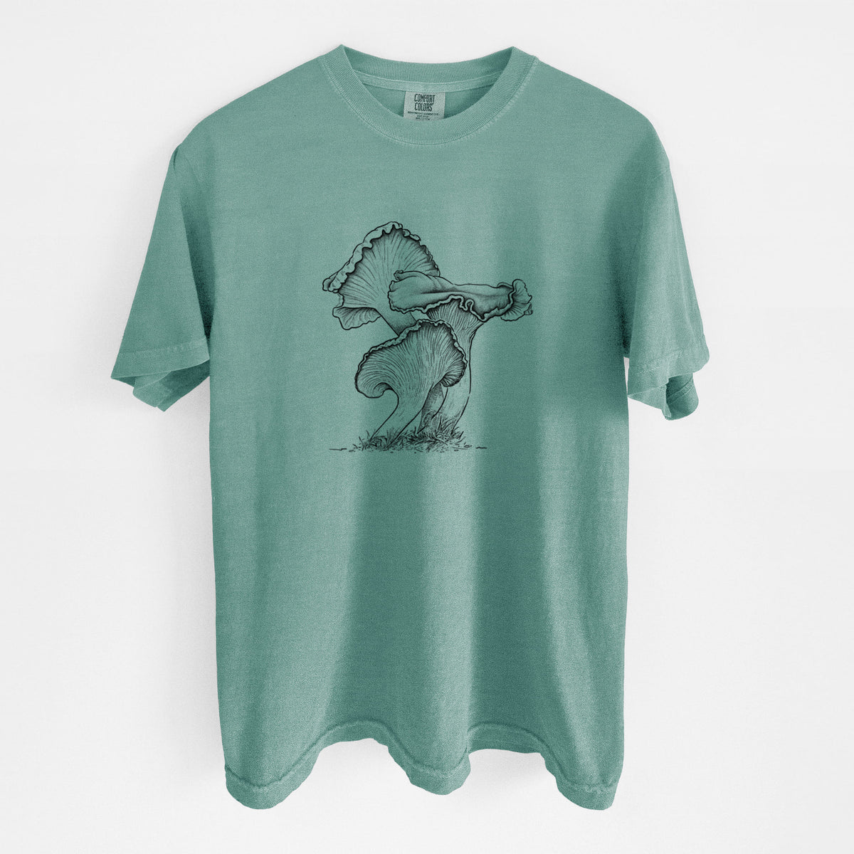 Pacific Golden Chanterelle - Cantharellus formosus - Unisex Comfort Colors Garment-Dyed Heavyweight T-shirt