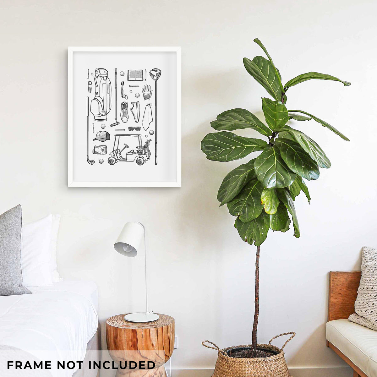 Golf Essentials - Fine Art Print