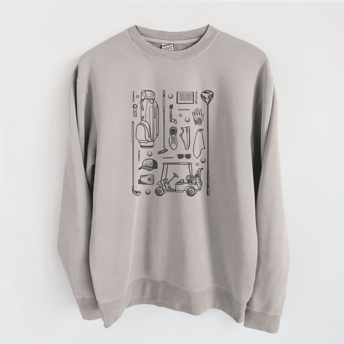 Golf Essentials - Unisex Pigment Dyed Crew Sweatshirt