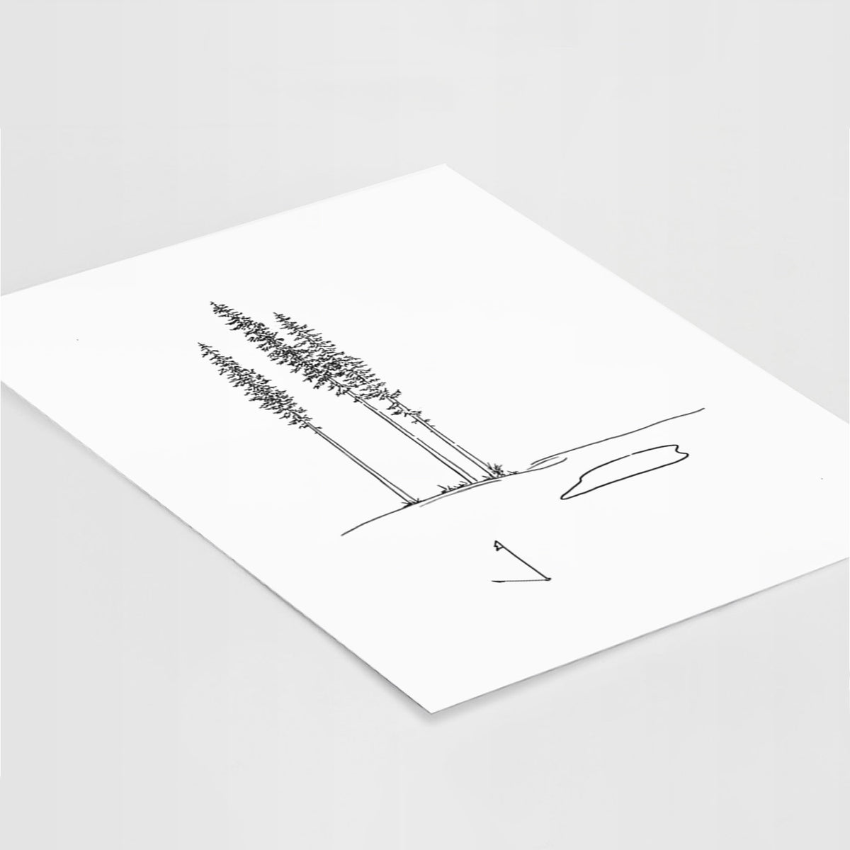 Playing Through the Pines - Fine Art Print