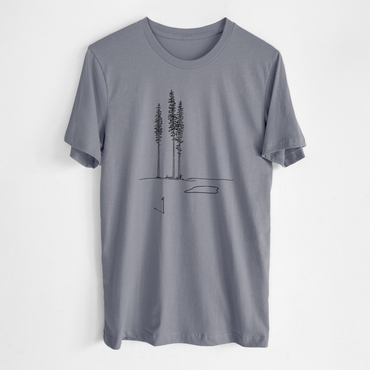 Playing Through the Pines - Lightweight 100% Cotton Unisex Crewneck