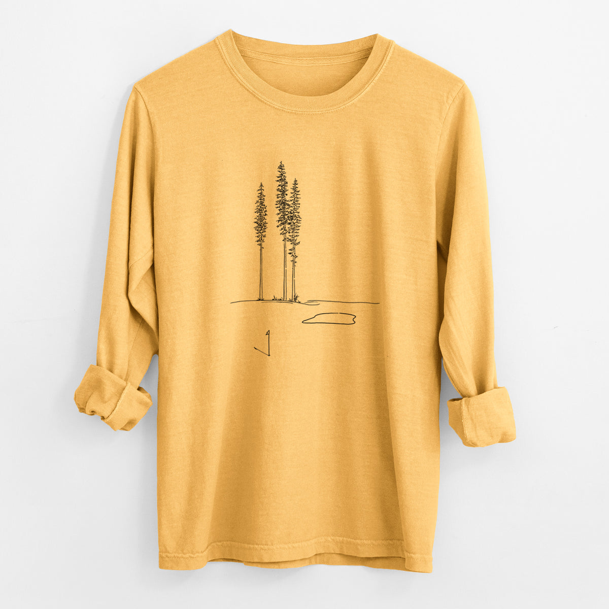 Playing Through the Pines - Unisex Comfort Colors 100% Cotton Long Sleeve