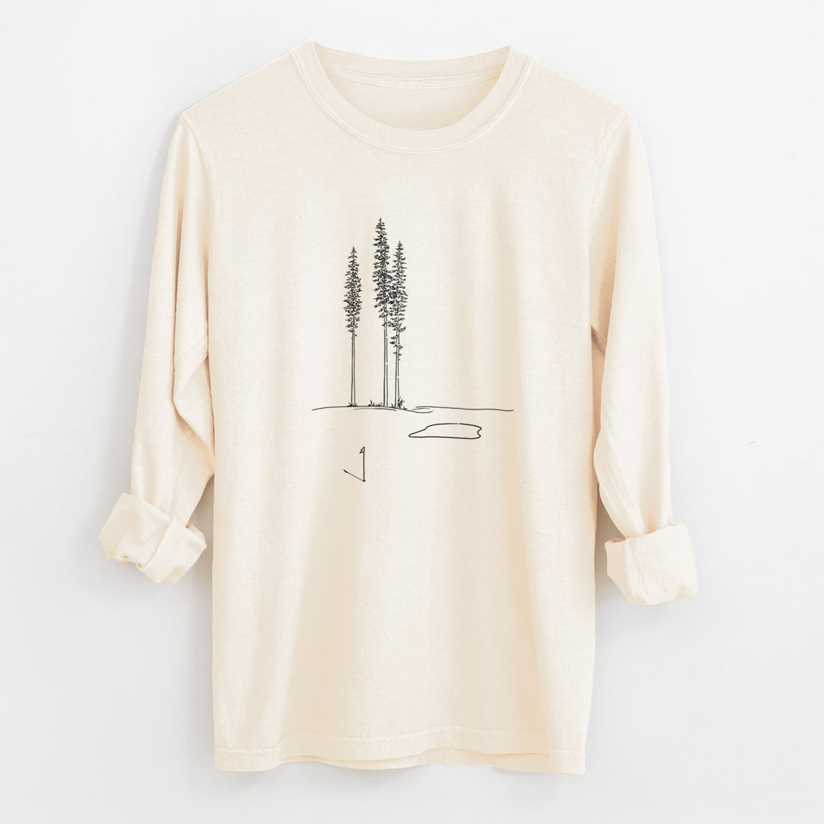 Playing Through the Pines - Unisex Comfort Colors 100% Cotton Long Sleeve